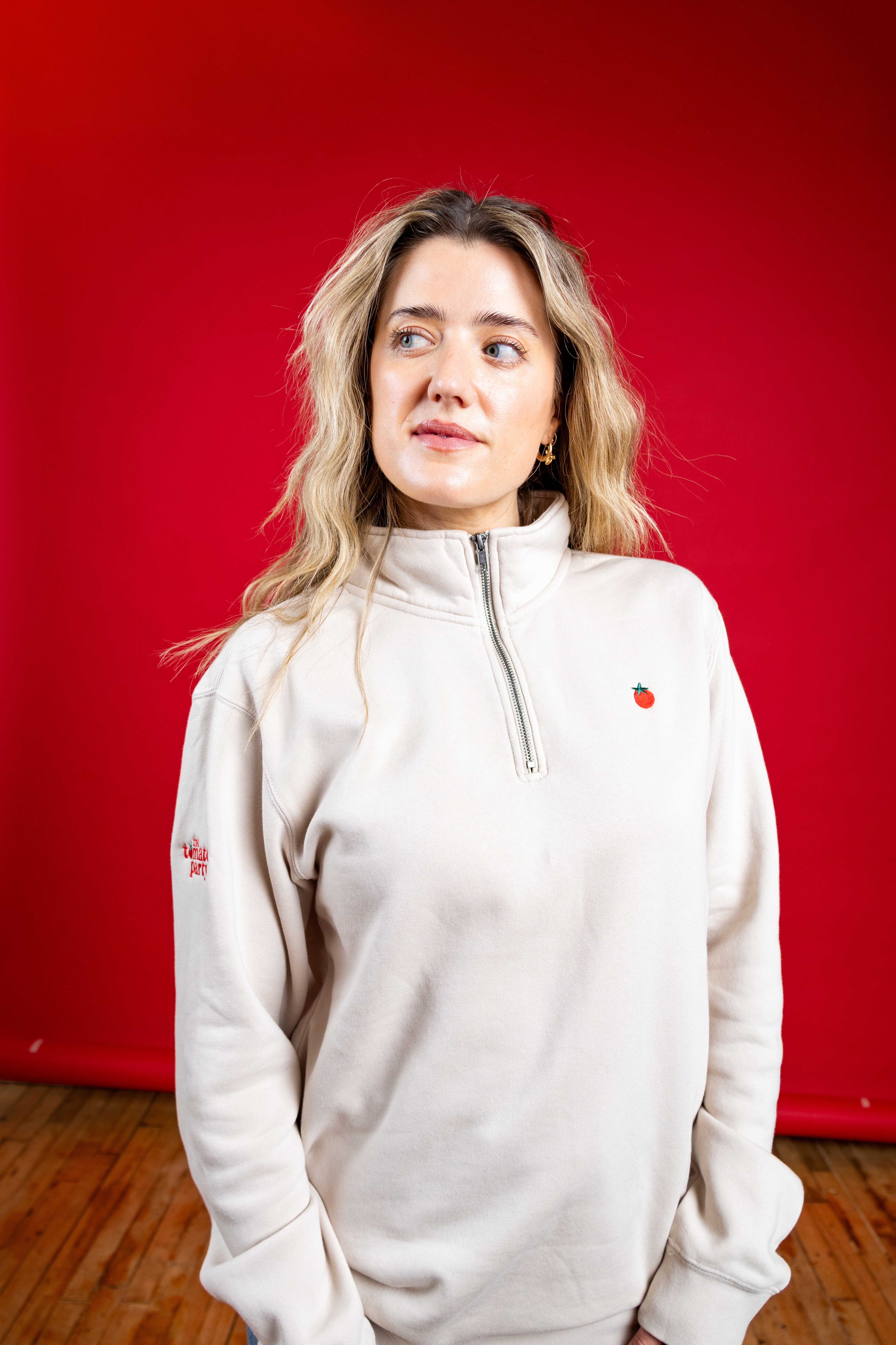 The Tomato Party Quarter Zip