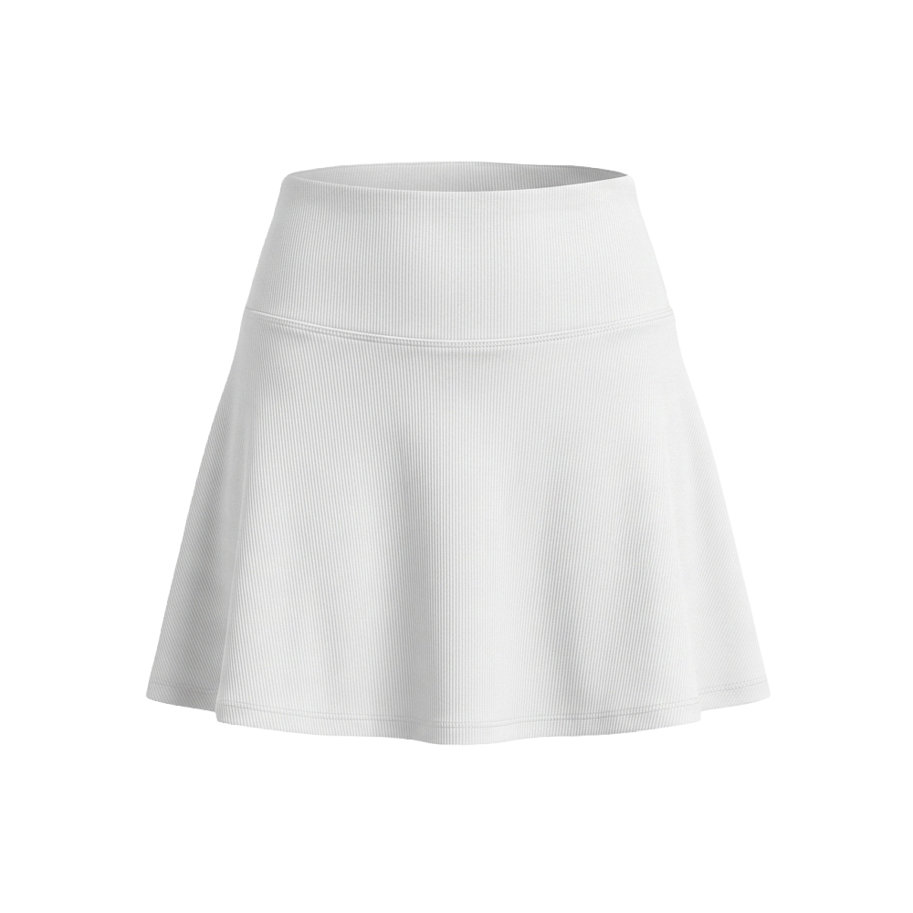 V Gingham Skirt