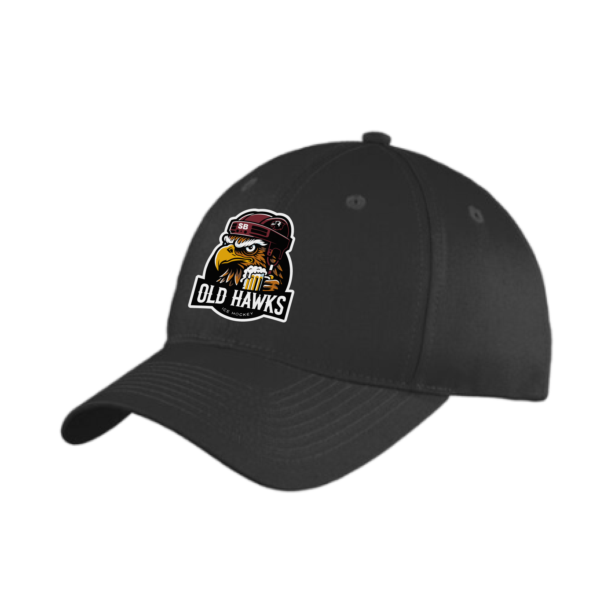 Old Hawks Six-Panel Unstructured Twill Cap