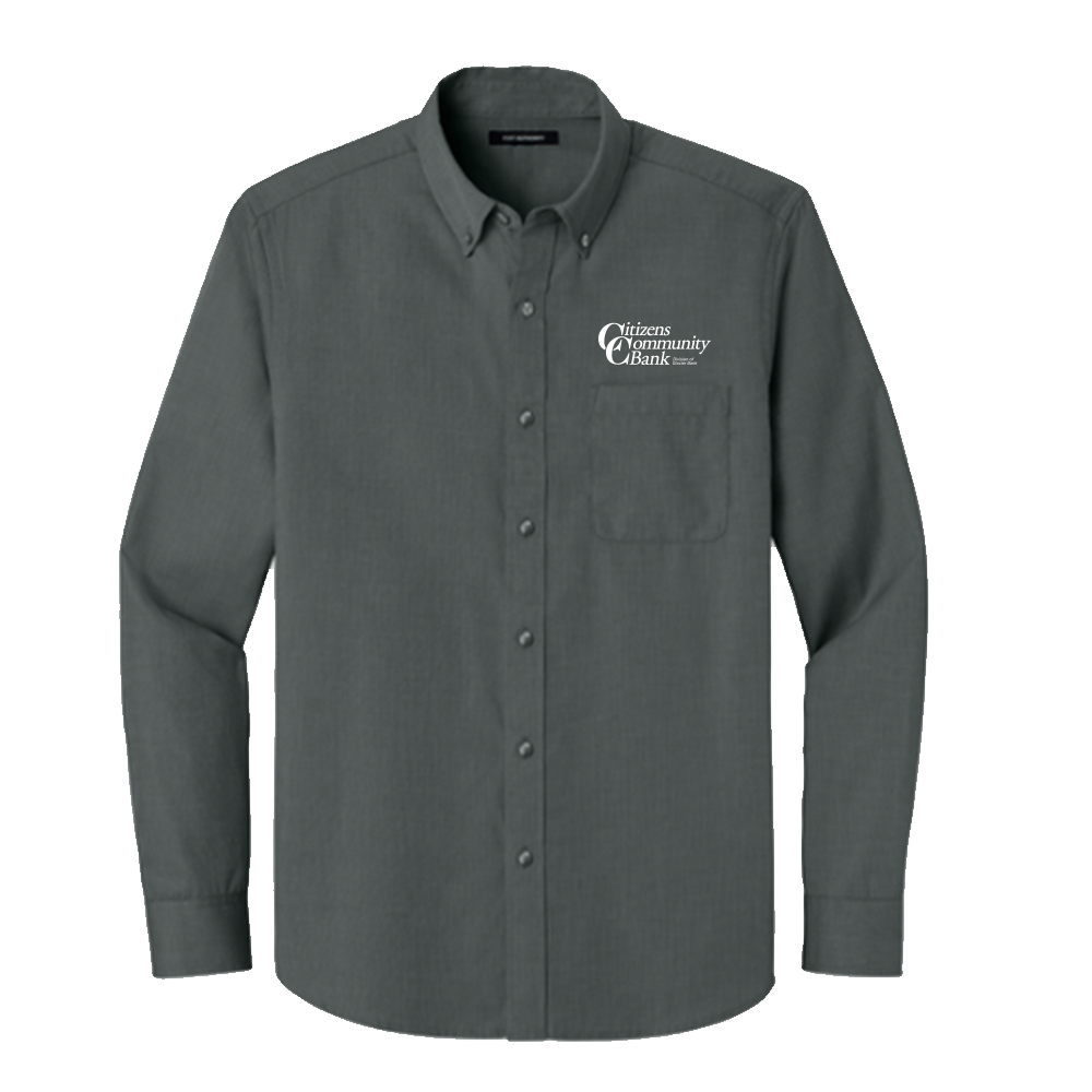 Port Authority Long Sleeve Nailhead Easy Care Shirt