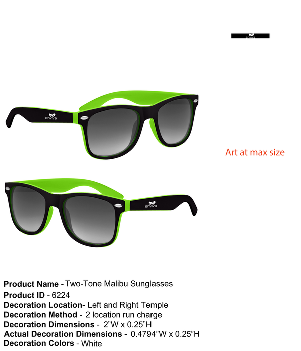 Two-Tone Malibu Sunglasses