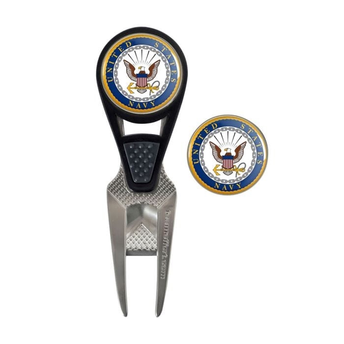 US FORCES - CVX BALL MARK REPAIR TOOL AND 2 BALL BALL MARKERS