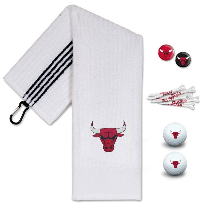 NBA - GOLF GIFT SET - 2 BALLS, 2 BALL MARKERS, 8 GOLF TEES, GOLF TOWEL