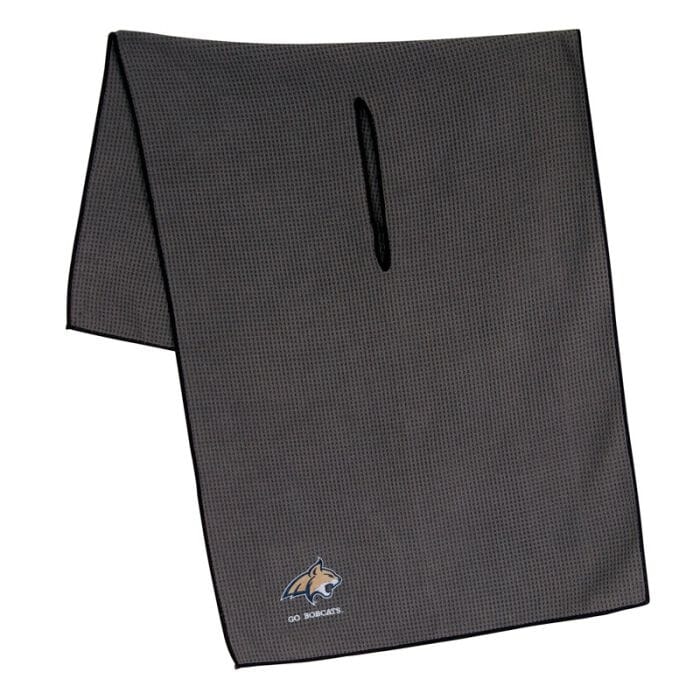 NCAA - GOLF TOWEL, 19"X41" GREY MICROFIBER