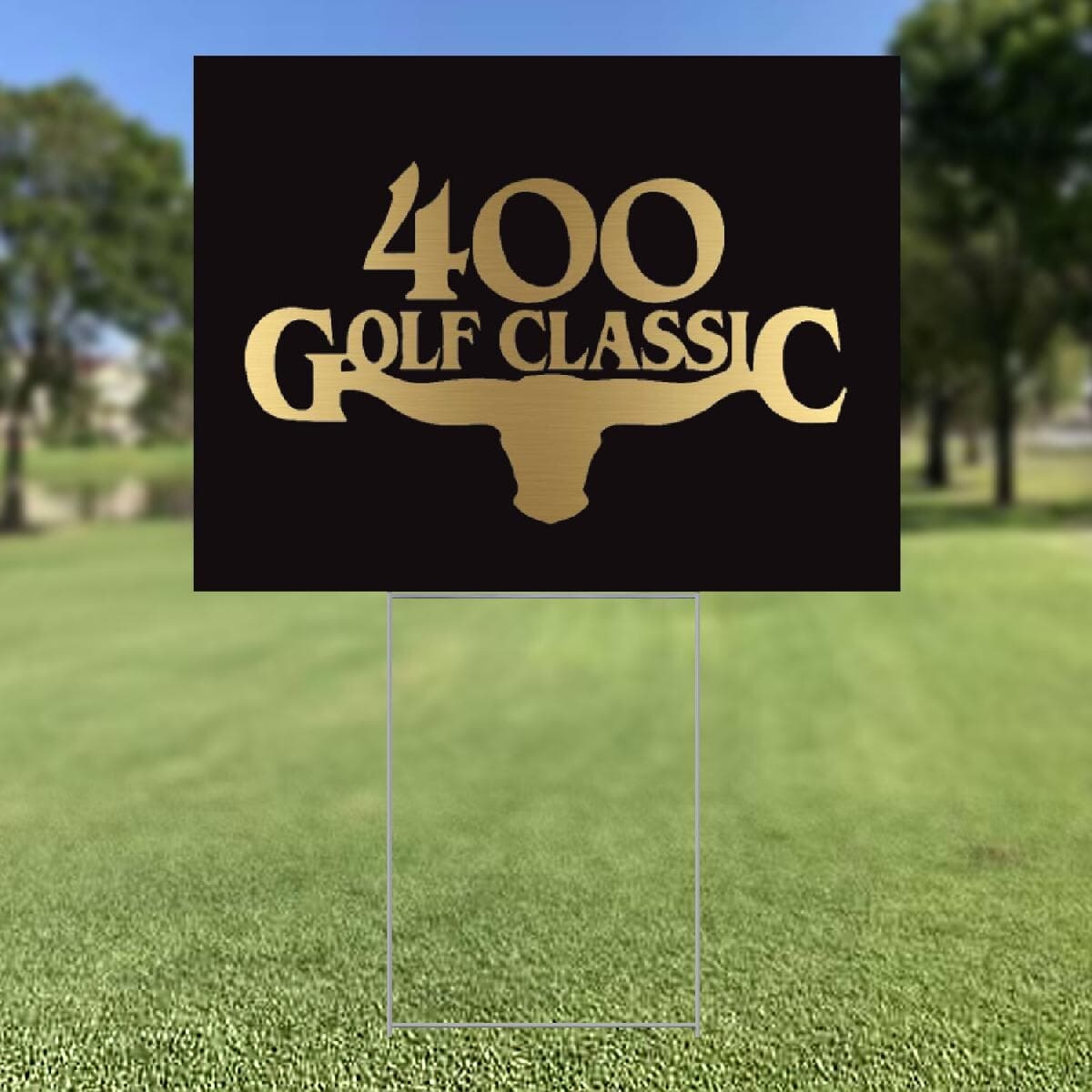 24" x 18" Corrugated Plastic Tee Sign Kit (Single-Sided)