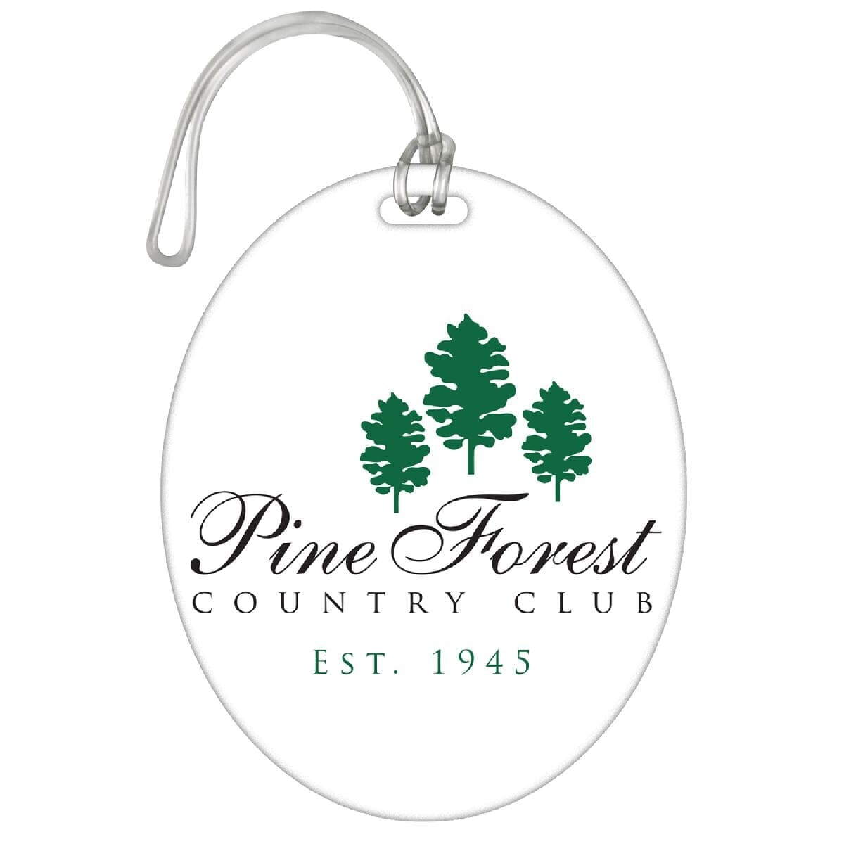 Plastic Bag Tag - 3.75" X 3" - 2 Sided Printing
