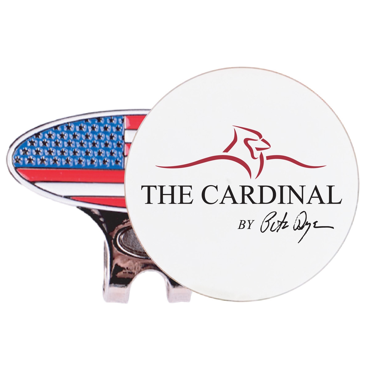 Golf Hat Clip w/ Custom Printed Ball Marker