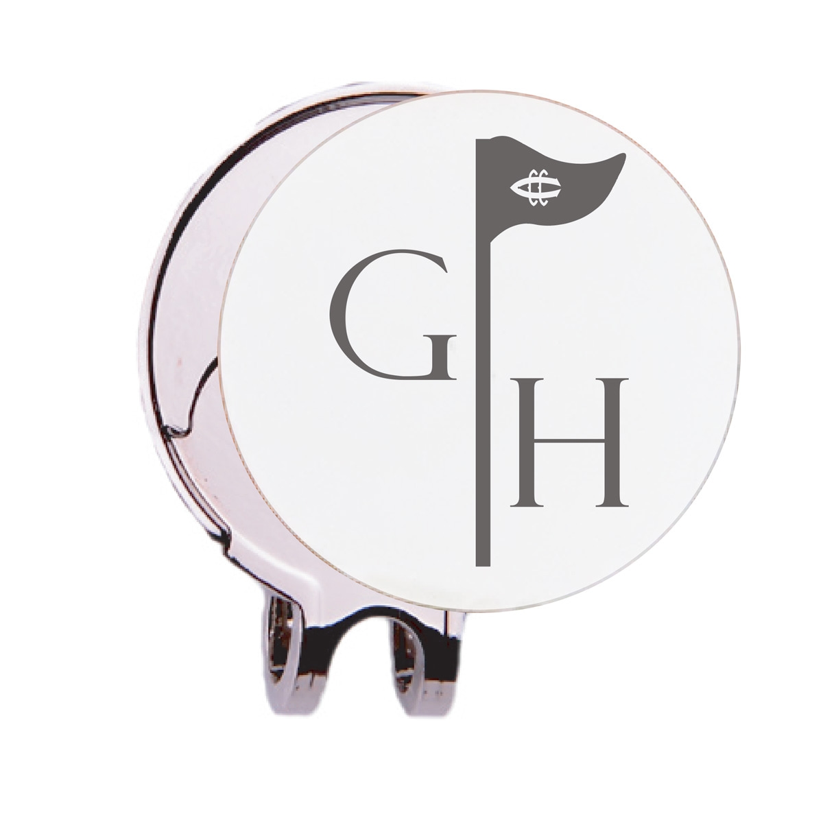 Golf Hat Clip w/ Custom Printed Ball Marker