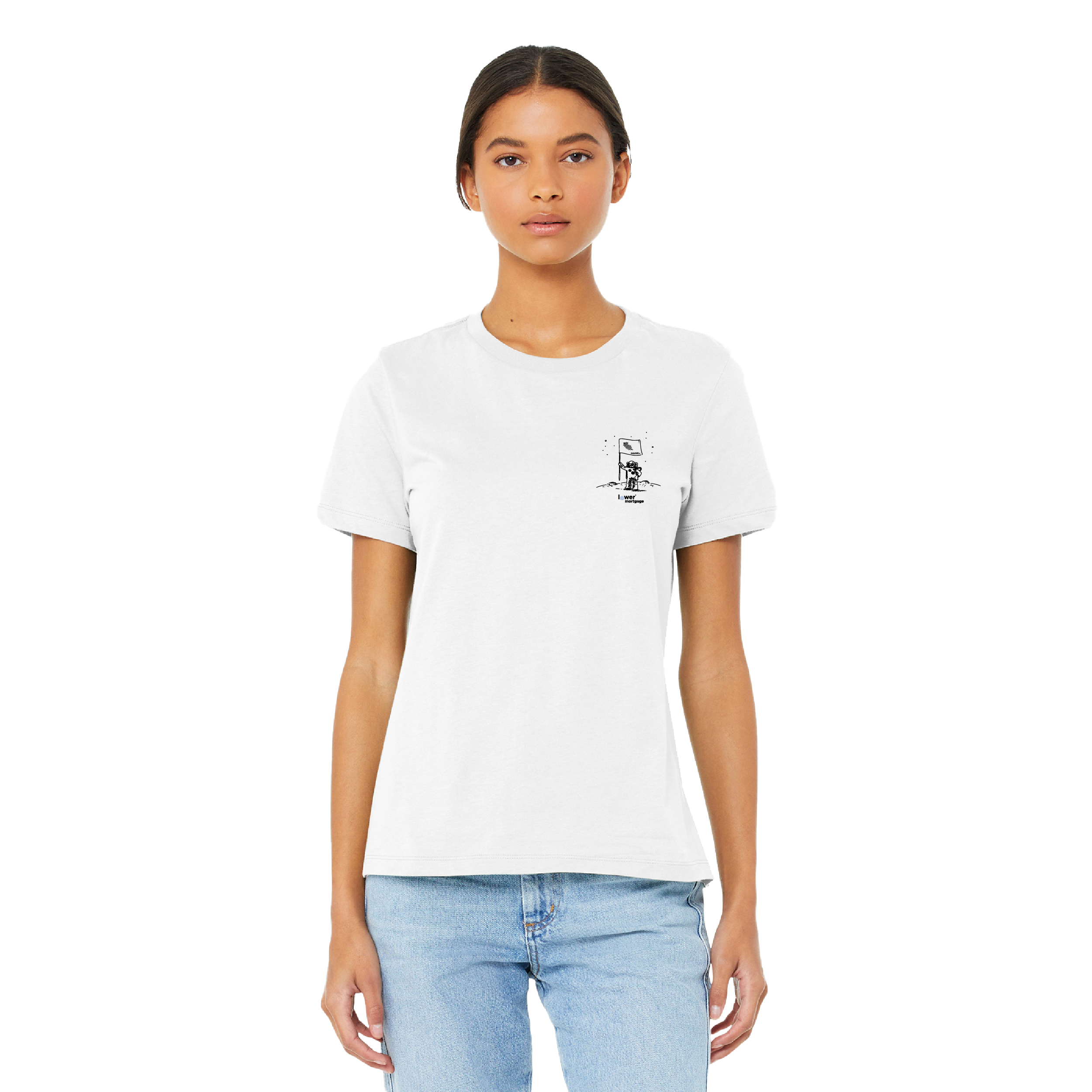 Lower Moon Ladies Relaxed Short Sleeve Tee