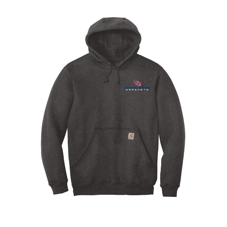 Carhartt Tall Midweight Hooded Sweatshirt CTTK121 - 2 Locations left chest and Back