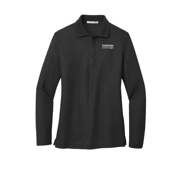 Port Authority Womens Silk Touch Long Sleeve Polo