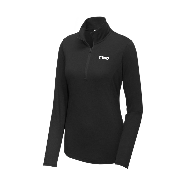 Sport-Tek Women's PosiCharge Tri-Blend Wicking 1/4-Zip Pullover. LST407