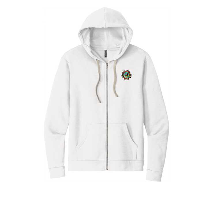 Next Level Apparel Adult Santa Barbara Zip Hoodie. NL9602