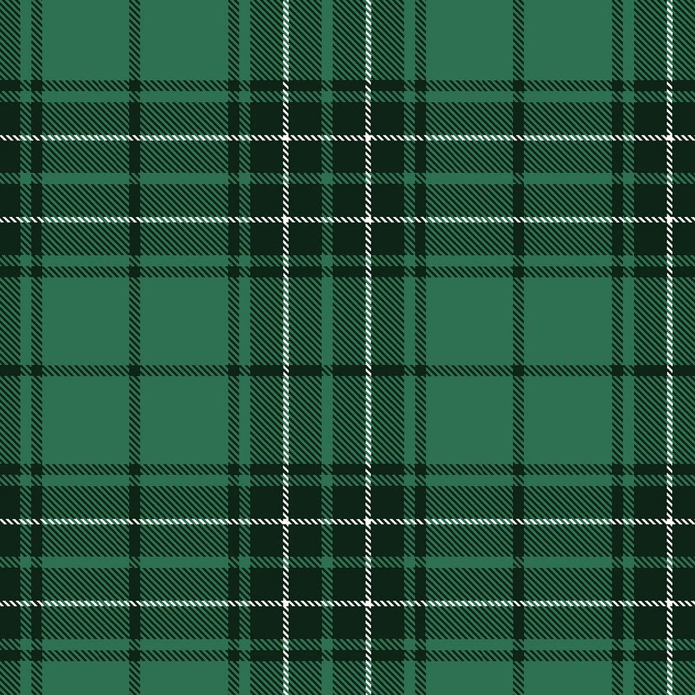 Green Plaid Gift Wrap - 30"x150'