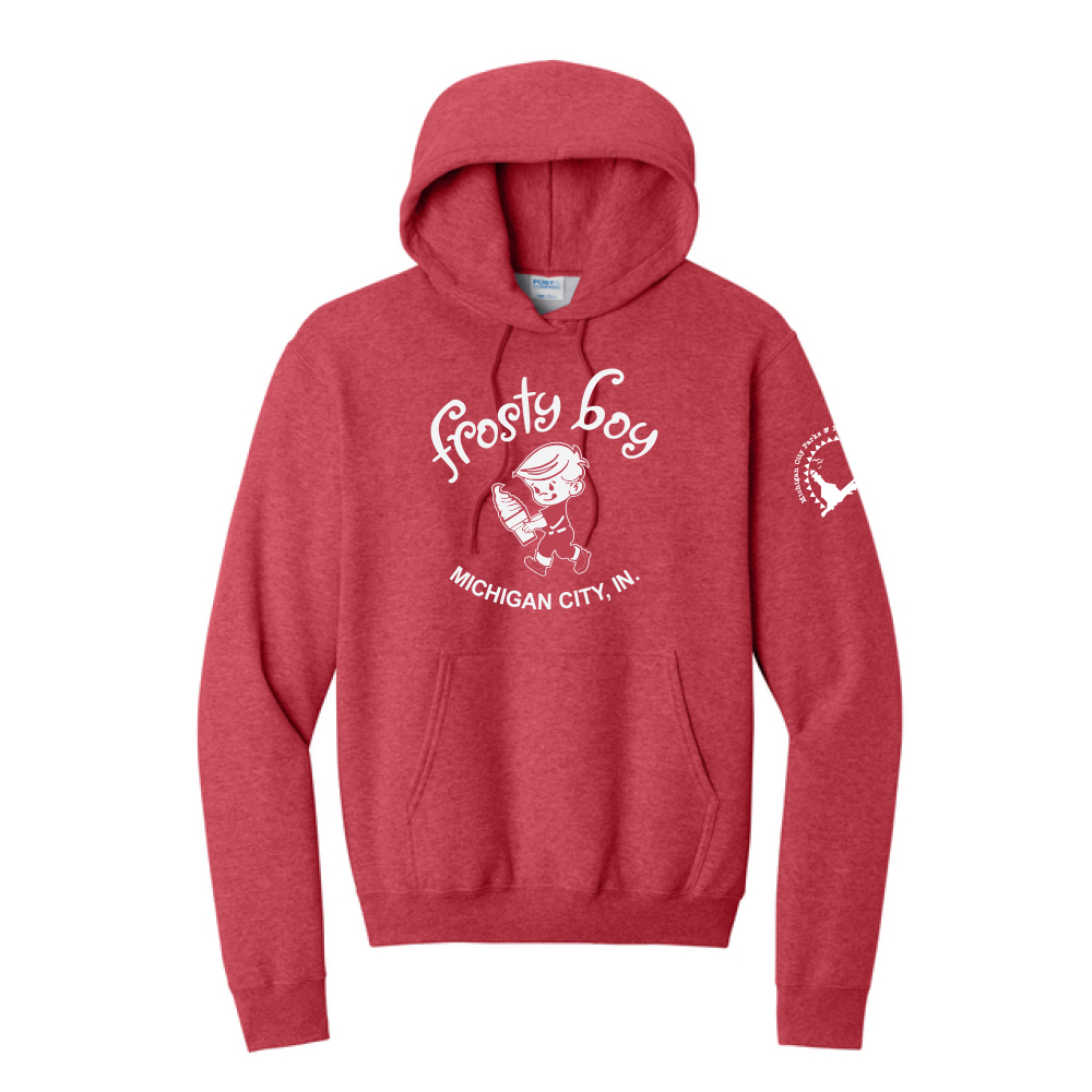 Frosty Boy Adult Hoodie