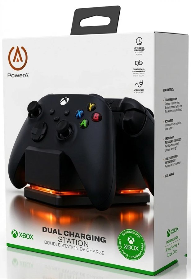 POWERA DUAL CHARGING STATION BLACK - XSX