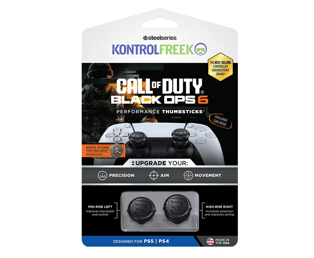 KONTROL FREEK CALL OF DUTY BLACK OPS 6 CERBERUS BLK/BLK THUMBGRIPS DESIGNED FOR PS5/PS4