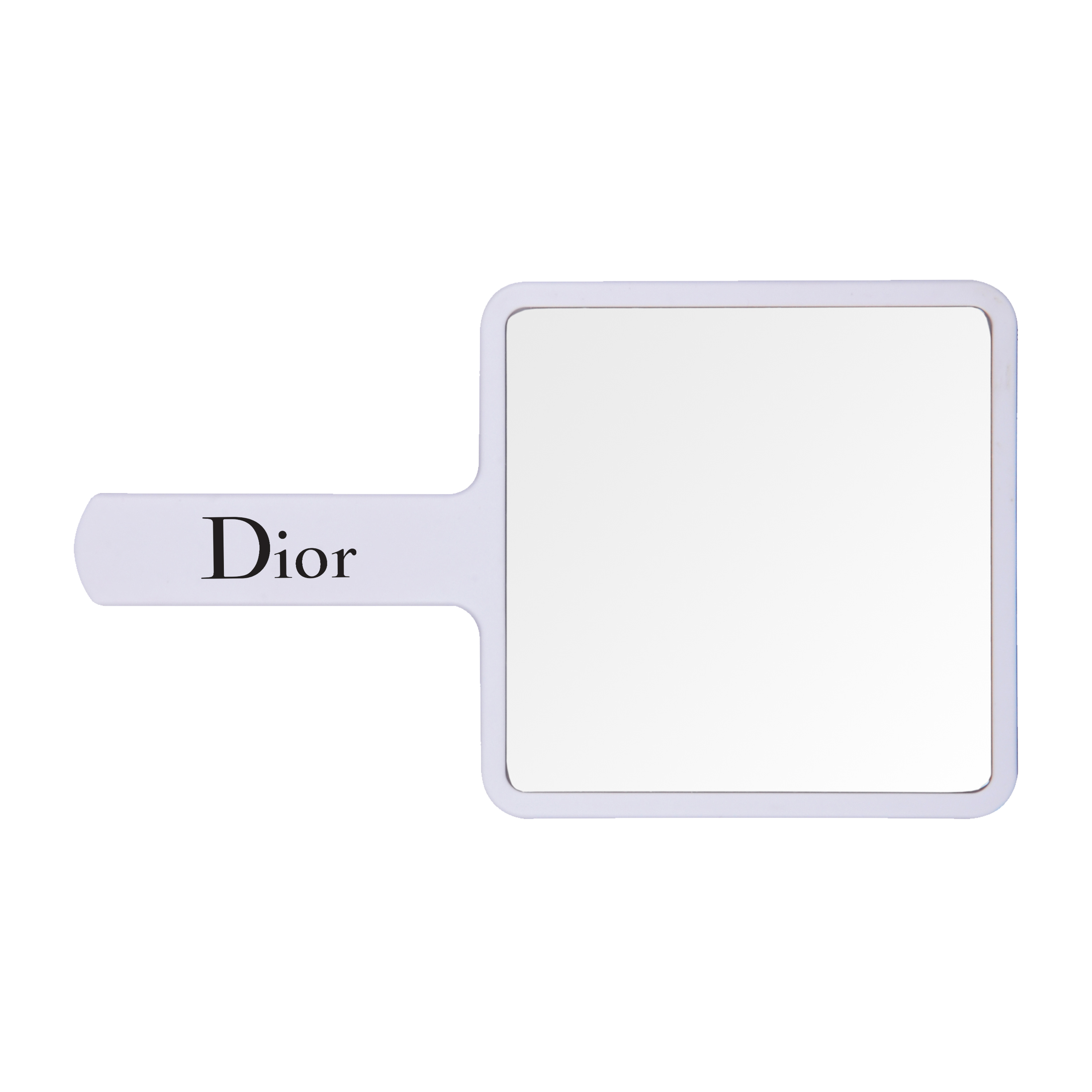 Rubberized Mini Handheld Mirror