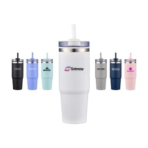 30 Oz. PP Inner Stainless Steel Outer Tumbler with Durable Coating