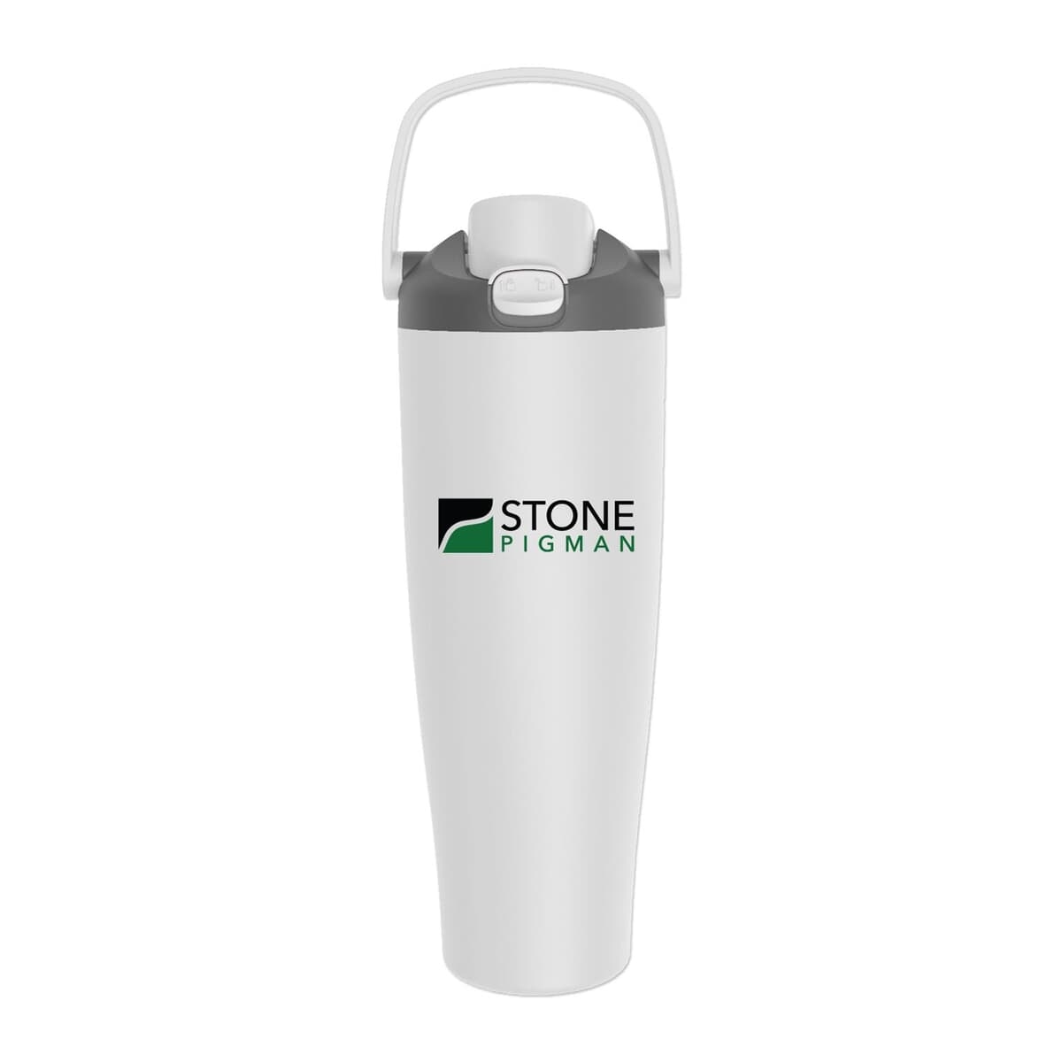 40 Oz Stainless Steel Travel Mug with Handle and Straw
