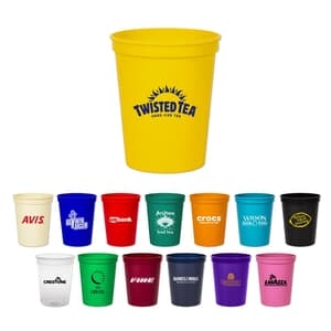 16 Oz. Smooth Colored Stadium Cup