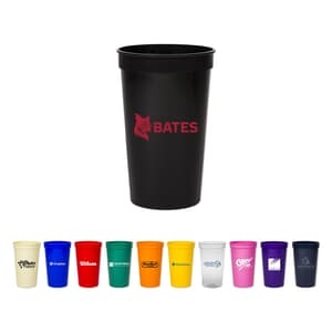 22 Oz. Smooth Colored Stadium Cup