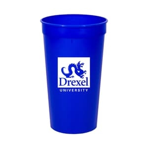32 Oz Smooth Colored Stadium Cup