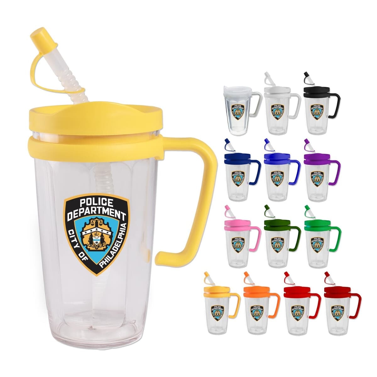16 Oz Thermal Dual Walled Travel Mug