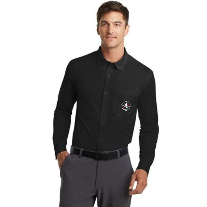 Port Authority Dimension Knit Dress Shirt. K570 The Forge