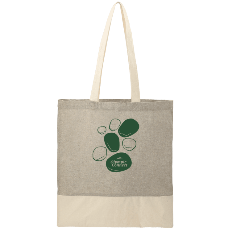 Split Recycled 5oz Cotton Twill Convention Tote