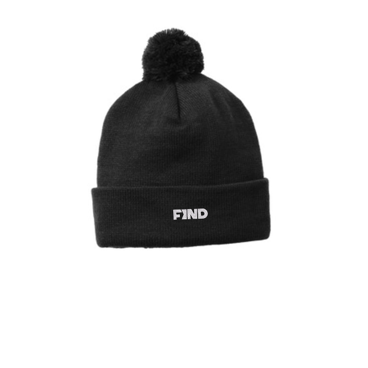 Sport-Tek Solid Pom Pom Beanie. STC37