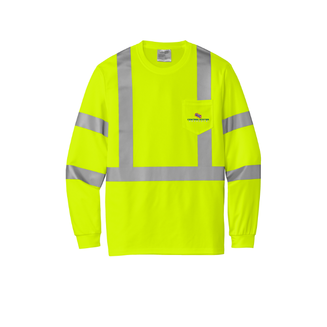 CornerStone ANSI 107 Class 3 Mesh Long Sleeve Tee. CS203
