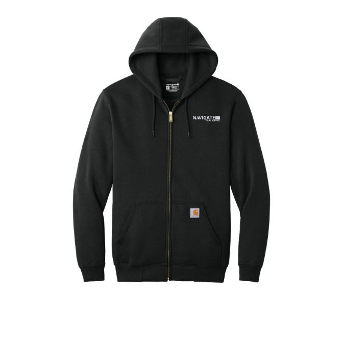 Carhartt Midweight Hooded Zip-Front Sweatshirt. CTK122