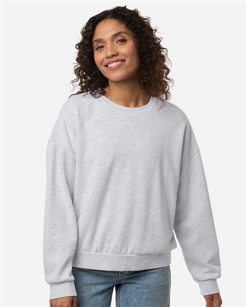 Women's California Wave Wash Sunday Crewneck Sweatshirt - PRM2700